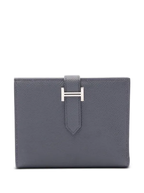 Hermès Pre-Owned 2024 Bearn Compact bi-fold wallet Grey 1078579W