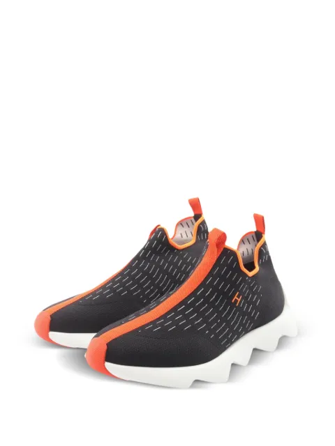 Hermès Pre-Owned 2010s Eclair slip-on sneakers Black 1057046
