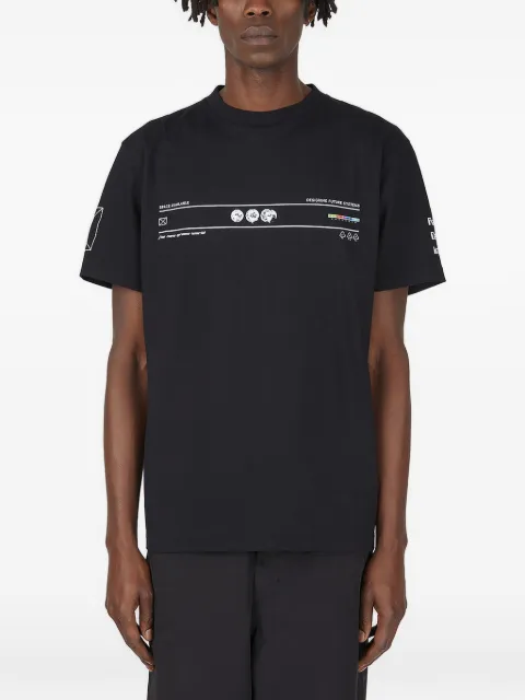 Space Available x Alex Olson Systems graphic-motif T-shirt Black SASYS001BLK