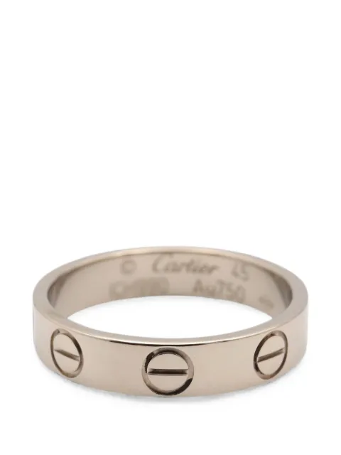 Cartier 2010s mini Love ring Silver 1077851ICH990