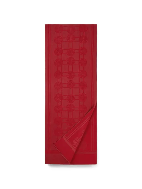 Shanghai Tang jacquard scarf Red A5AAS243DN00