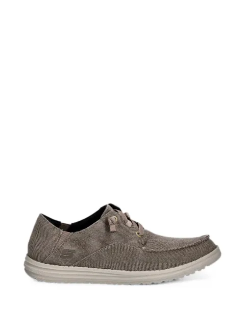 Skechers Melson Volgo lace-up loafers Brown 66384