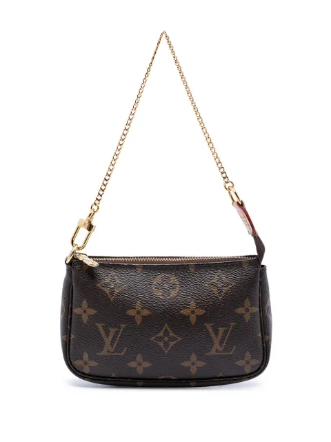 Louis Vuitton Pre-Owned 2020 Monogram Mini Pochette Accessoires handbag Brown WMQXVZFLVZIHKASC