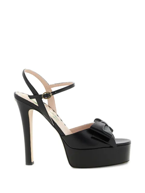 Valentino Garavani Bowow platform sandals Black WS0QC5DDT
