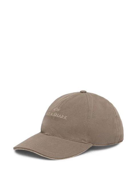 Paul & Shark logo-embroidered baseball cap Brown 25417119