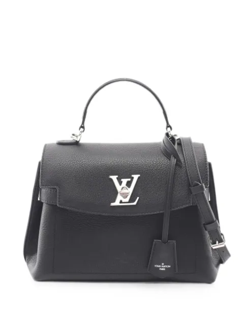 Louis Vuitton Pre-Owned 2010s Lockme Ever BB leather tote bag Black 1079179