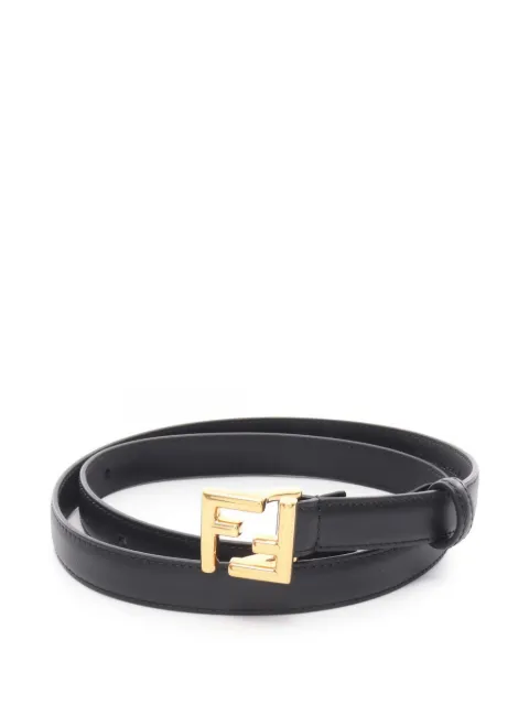 Fendi Pre-Owned FF logo belt Black 1079063