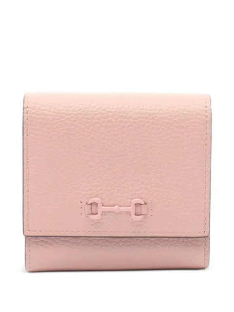 Gucci Pre-Owned 2010s Horsebit bi-fold wallet Pink 1077098
