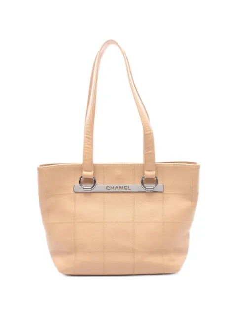 CHANEL Pre-Owned 2005-2006 Chocolate Bar tote bag Neutrals 107836910081396