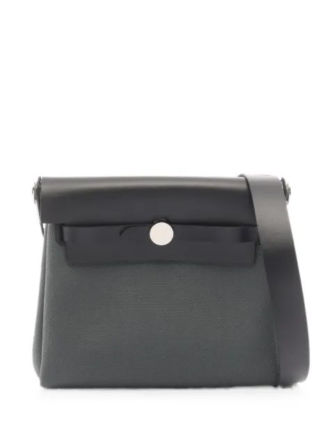 Hermès Pre-Owned 2025 Herbag Zip mini bag Grey 1080371K