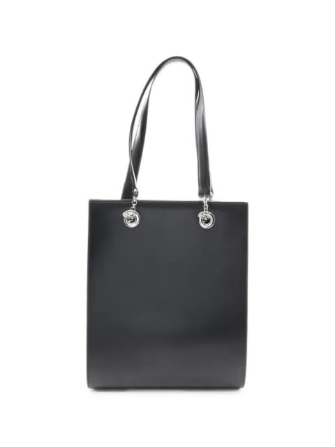 Cartier 2010s Panthère leather tote bag Black 1079172