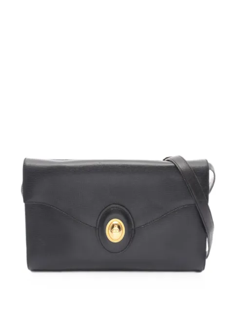 Christian Dior Pre-Owned 2000s CD-logo shoulder bag Black 1076066