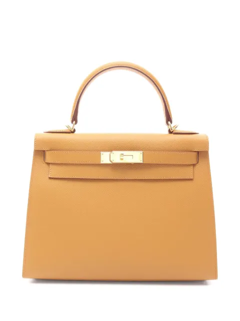 Hermès Pre-Owned 2021 28 Kelly Epsom handbag Neutrals 1077028Z