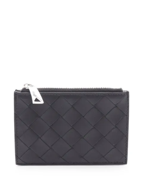 Bottega Veneta Pre-Owned Intrecciato card case Black 1078822