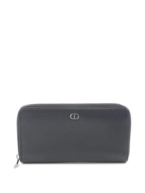 Christian Dior Pre-Owned 2000s CD-plaque wallet Black 1063798