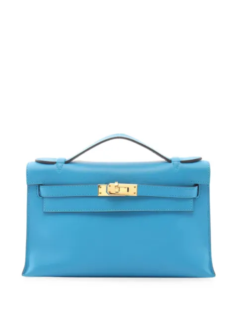 Hermès Pre-Owned 2016 Kelly Cut handbag Blue 1077018X