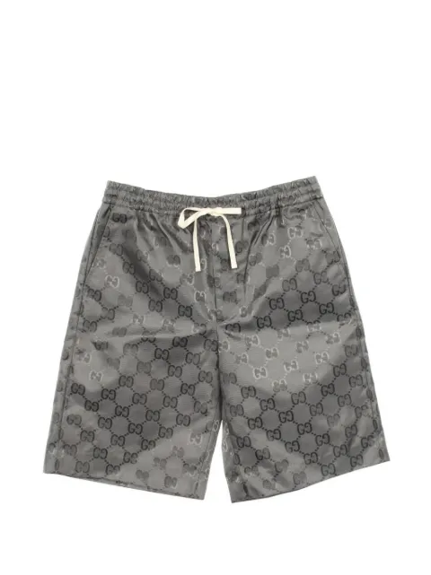 Gucci Pre-Owned 2010s GG Monogram Off the Grid shorts Grey 1076361