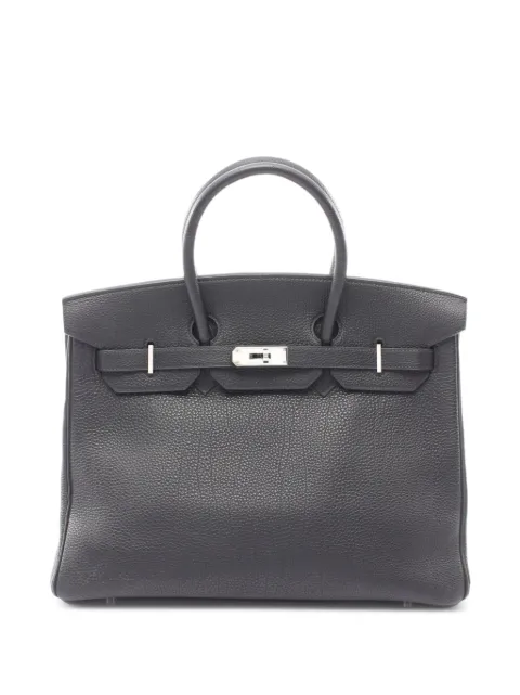 Hermès Pre-Owned 2003 Birkin 35 Togo tote bag Black 1079816GINSQUARE