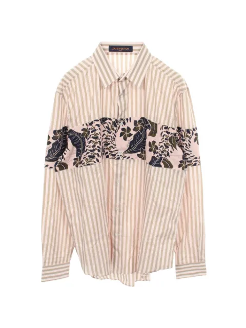 Louis Vuitton Pre-Owned 2020s striped shirt Pink 1075330
