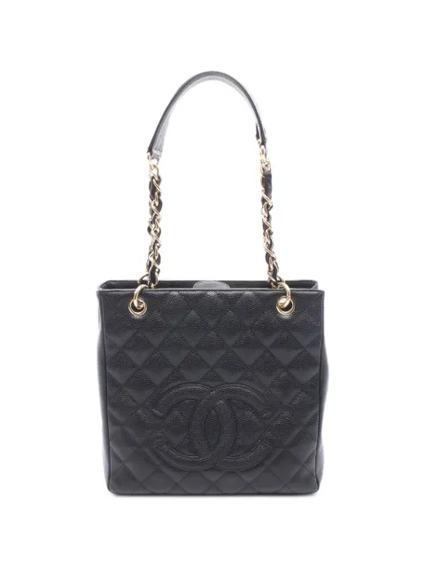CHANEL Pre-Owned 2003-2004 Matelassé PST tote bag Black 107989088735XX
