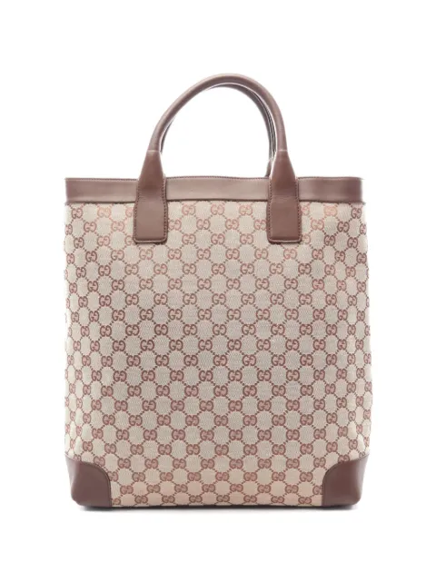 Gucci Pre-Owned 2000s GG-pattern tote bag Neutrals 1078028