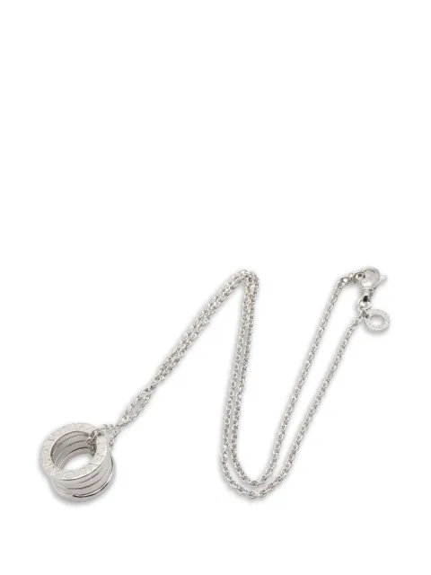 Bvlgari Pre-Owned 2010s B-zero1 pendant necklace Silver 1077837