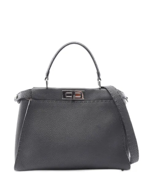 Fendi Pre-Owned 2000s Peekaboo Selleria handbag Grey 1076995