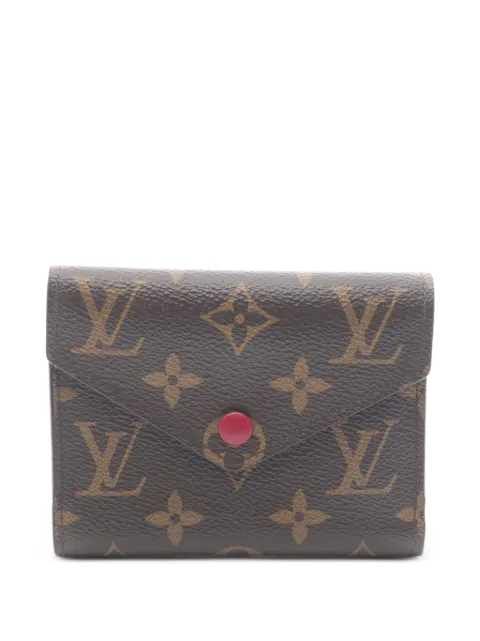 Louis Vuitton Pre-Owned 2018 Victorine Monogram trifold wallet Brown 1076588MZ0168