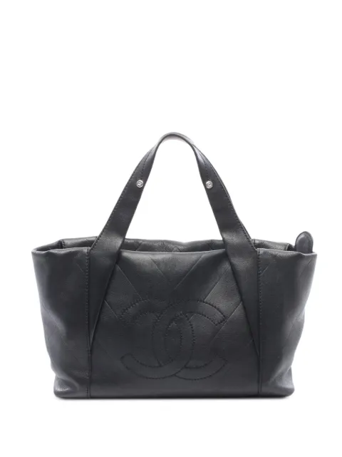 CHANEL Pre-Owned 2006-2008 Coco Mark tote bag Black 107853011020353