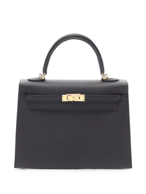 Hermès Pre-Owned Kelly 25 handbag Black 1077346K