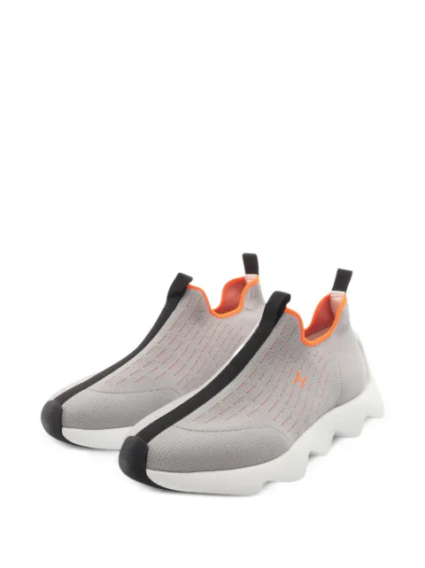 Hermès Pre-Owned 2020s Eclair slip-on sneakers Grey 1065516