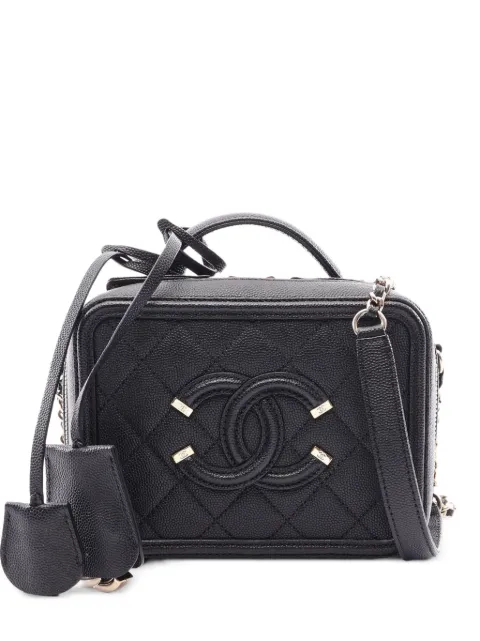 CHANEL Pre-Owned 2019 small CC Figley shoulder bag Black 107856129116424