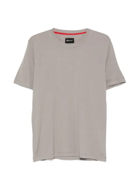 Kiton crew-neck short-sleeve T-shirt Grey UMK1165A0246004