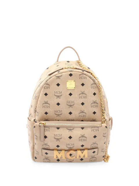 MCM Pre-Owned 2010s Visetos backpack Neutrals 1075915