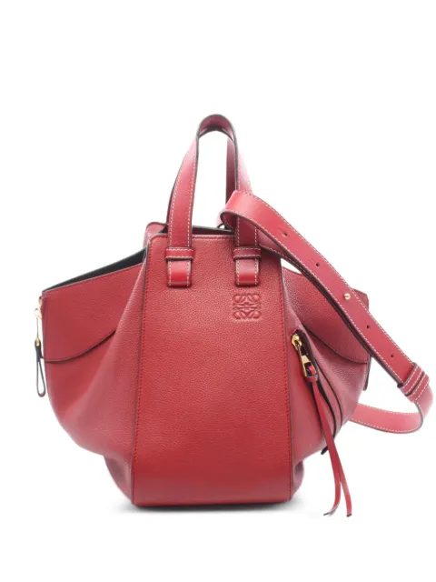 Loewe Pre-Owned 2000s small Hammock two-way handbag Red 1077045