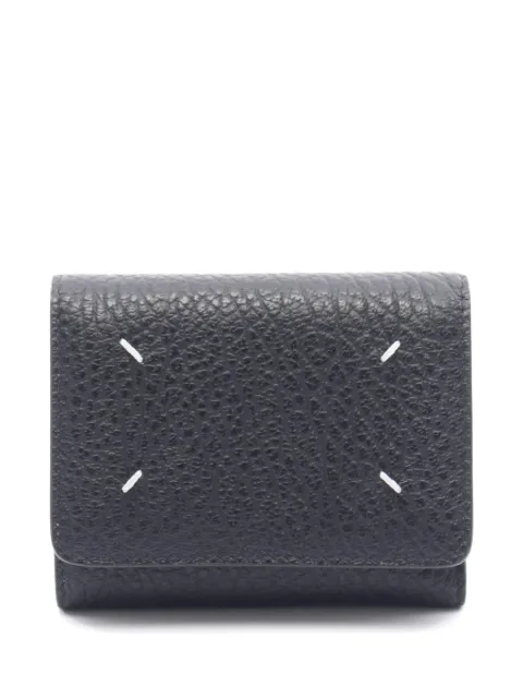 Maison Martin Margiela Pre-Owned Four-Stitch tri-fold wallet Black 1079043