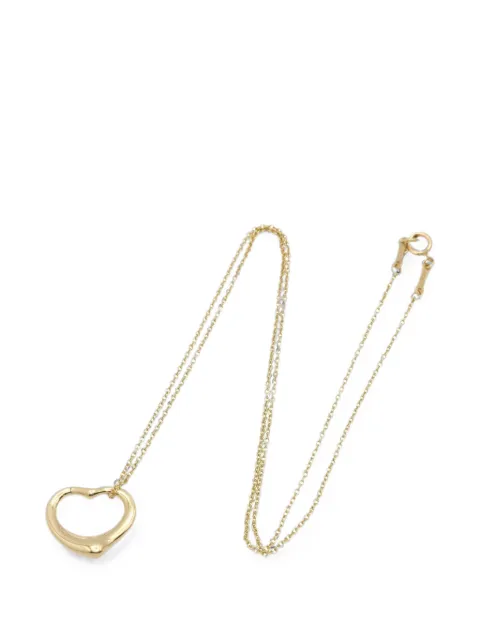 Tiffany & Co. Pre-Owned 2010s Open Heart necklace Gold 1077847