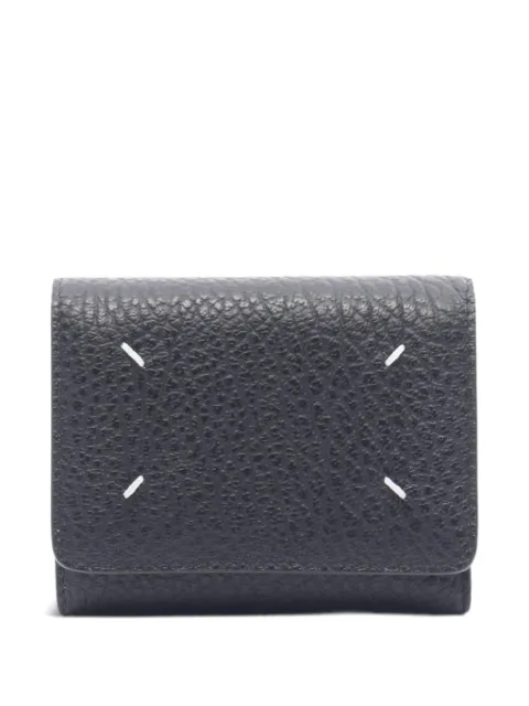 Maison Martin Margiela Pre-Owned 2020s Four-Stitch tri-fold wallet Black 1079035