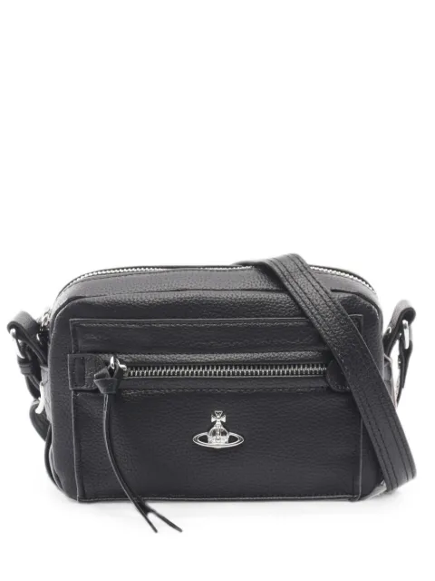 Vivienne Westwood Pre-Owned Hannah Orb cross body bag Black 1076871
