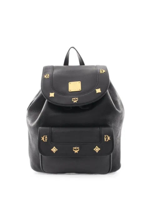 MCM Pre-Owned 2000s studded leather backpack Black 1076063