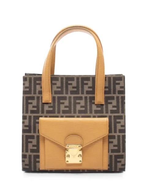 Fendi Pre-Owned 2000s Zucca canvas shoulder bag Brown 1078451