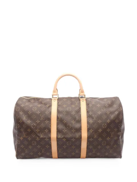 Louis Vuitton Pre-Owned 2000 50 Keepall Monogram holdall Brown 1076913FL0010