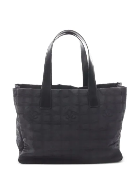 CHANEL Pre-Owned 2003-2004 MM New Travel Line tote bag Black 10783868346459