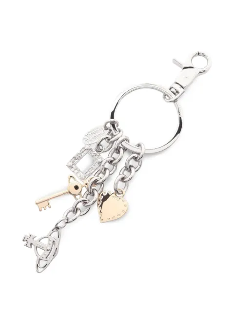 Vivienne Westwood Pre-Owned multi-charm keyring Silver 1080513