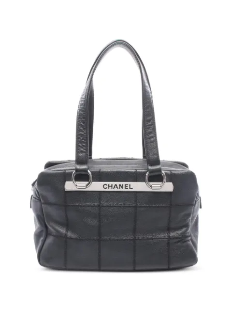 CHANEL Pre-Owned 2004-2005 mini Boston tote bag Black 10785079702402