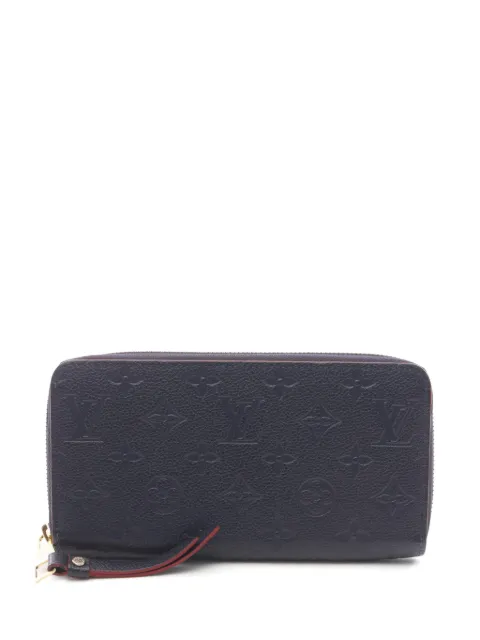 Louis Vuitton Pre-Owned 2018 Monogram Empreinte Zippy wallet Blue 1076613SP3178