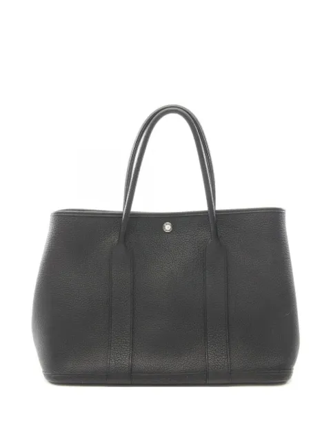 Hermès Pre-Owned 2018 PM Garden Party tote bag Black 1079270C