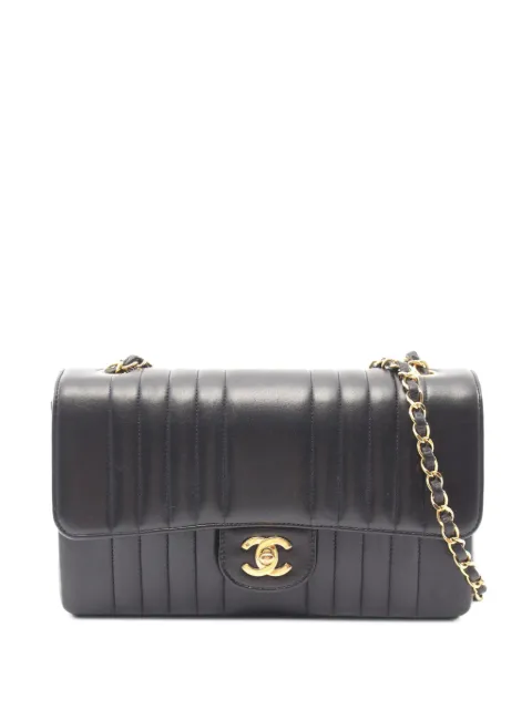 CHANEL Pre-Owned 1991-1994 Mademoiselle Stitch shoulder bag Black 10797892570387