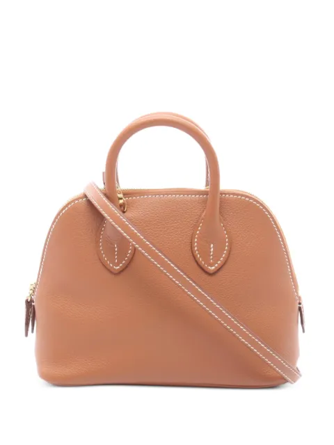 Hermès Pre-Owned 2025 mini Bolide 1923 two-way handbag Brown 1078110K