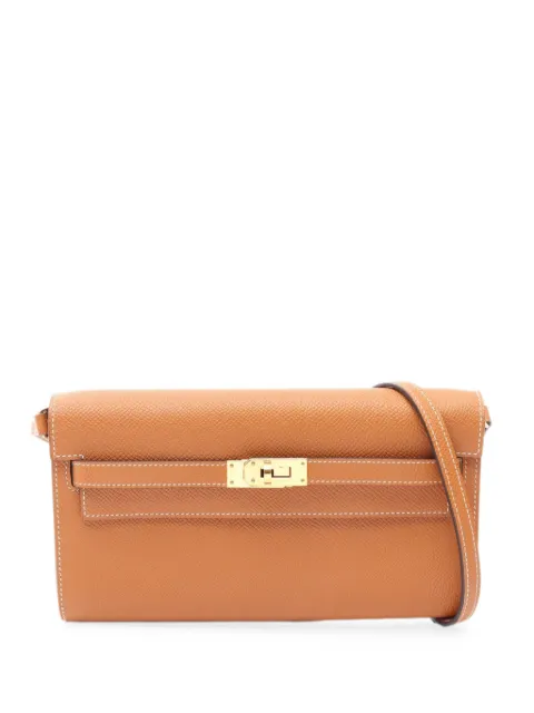 Hermès Pre-Owned 2024 Kelly Epsom shoulder bag Neutrals 1077108W